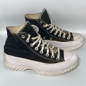 Converse Chuck Taylor All Star Black & White Platform High-Tops Women 8.5 (M6.5)
